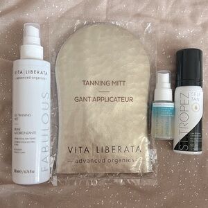 Brand New Self Tanning Bundle Vita Liberata Mist & Mitt St. Tropez Cream Mousse